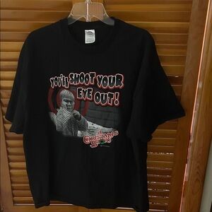 Black Graphic Tee - A Christmas Story